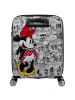 American Tourister Wavebreaker Disney - 4-Rollen-Kabinentrolley 55 cm (rot) in minnie comics white