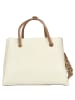 Valentino Bags Alexia - Handtasche 35 cm (bianco/cuoio) in bianco/cuoio