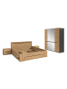 ebuy24 Schlafzimmer-Set Canu (4-teilig) Eiche 1 x 1 cm