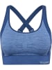 Hummel Top Hmlmt Shine Multisport Damen in BLUE INDIGO MELANGE