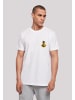 F4NT4STIC T-Shirt Rubber Duck Captain TEE UNISEX in weiß