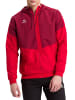 erima Squad Tracktop Trainingsjacke mit Kapuze in bordeaux/rot