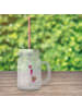 Mr. & Mrs. Panda Trinkglas Mason Jar Einhorn Koffer ohne Spruch in Transparent