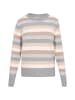 KIANNA Women Sweater in GREY STRIPED