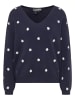 DreiMaster Vintage Strick Pullover in Marine