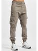 2Y Premium Cargo Trousers in grey