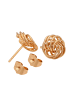 faina Women Stud Earrings in Rose Gold