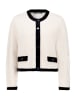 Betty Barclay Grobstrickjacke mit Knopfleiste in Patch Beige/Black