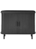 Beliani Sideboard BRADLEY in Schwarz - (W) 80 x (H) 60 x (L) 40 cm