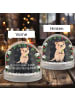 Mr. & Mrs. Panda Weihnachts Schneekugel Quokka Happy mit Spruch in Kreidetafel