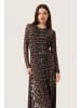 Soaked in Luxury Jerseykleid SLVarine Gerade Passform in Leopard Pattern