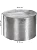 KADIMA DESIGN Couchtisch Rund | Orient-Style, Ø61cm, Silber-Finish in Silber