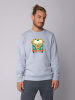 wat? Apparel Sweatshirt Hippies Bus in Serene Blue