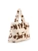Seidenfelt Norrlida Shopper Tasche 57 cm cow white-brown