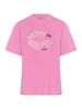 CULTURE T-shirt CUkula Regular fit in Fuchsia Pink