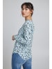ICHI Langarmbluse IHBRUCE SH4 - 20116214  Langarmbluse mit Allover-Print in royal