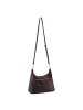 FREDs BRUDER Calm Weave Schultertasche Leder 38 cm dark chocolate