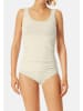 UNCOVER BY SCHIESSER Unterhemd / Tanktop Bamboo Cotton in Off-white / Dunkelblau