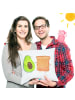 Mr. & Mrs. Panda 40 x 40 Kissen Avocado Toast ohne Spruch in Weiß