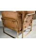 Angel Cerdá Sessel 5169 in Kamel / Gold – (B)97 x (H)88 x (T)82 cm