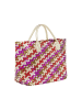 faina Women 2-In-1 Tote Bag Set in Gold Fuchsia