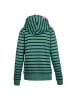 Salzhaut Sweatjacke INGRID in Bottle Green-Navy