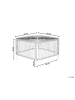 Beliani Couchtisch CESENATICO in /Schwarz - (W) 67 x (H) 45 x (L) 67 cm
