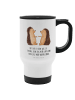 Mr. & Mrs. Panda Thermotasse Igel Liebe mit Spruch in Weiß