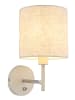 Globo lighting Wandleuchte "DELEON" in beige