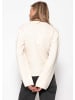 SASSYCLASSY Wickelcardigan in Offwhite