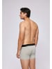 SNOCKS Boxershorts aus Bio-Baumwolle 6 Stück in Grau