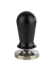 Buddy's Bar Tamper mit Matte in Schwarz, Maße: 5,3x5,3x10 cm