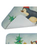 Mr. & Mrs. Panda Badezimmerteppich Pinguin Weihnachtsbaum Design... in Weiß