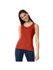 tectake Einfarbiges Damen Top, weinrot