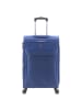 Gladiator 2000 4 Rollen Trolley 68 cm mit Dehnfalte blue