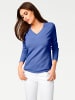 Heine V-Ausschnitt-Pullover in royalblau