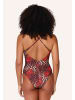Linga Dore Badeanzug Badeanzug in Leopard flower