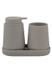 eluno Bad-Accessoires Set TESERO 3tlg. ca. 8,5 x 12 x 9 cm (B/H/T)
