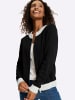 Heine Strickjacke in schwarz-ecru