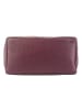 Florence Shopper, Schultertasche Leder rot, bordeaux ca. 30cm