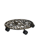 relaxdays 10 x Pflanzenroller in Bronze - Ø 33,5 cm