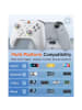 Almina EasySMX X05 Controller PC mit 7 Farbe RGB Licht Hall Triggers Weiß in Weiß