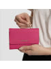 Lazarotti Bologna Leather Geldbörse Leder 14 cm in hot pink
