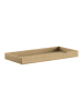 58 aufm Kessel HAUSBETT Kandace 90x200 Eiche massiv natur mit Dachaufbau & Schublade