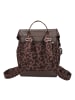 Zwei Olli City Rucksack 31 cm leo brown