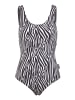 BECO the world of aquasports Badeanzug Zebra Vibes in schwarz-weiß