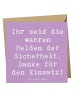 Mr. & Mrs. Panda Klappkarte Spruch Sicherheitsdienst Helden mit ... in Lavendeltraum