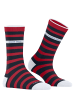 Burlington Socken Colour-Block Stripe in Marine