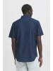 BLEND Leinenhemd BHBAY LINEN in Blau