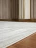 KADIMA DESIGN Teppich Kurzflor Waschbar 3D ILLER Strapazierfähig OEKO-TEX in Creme